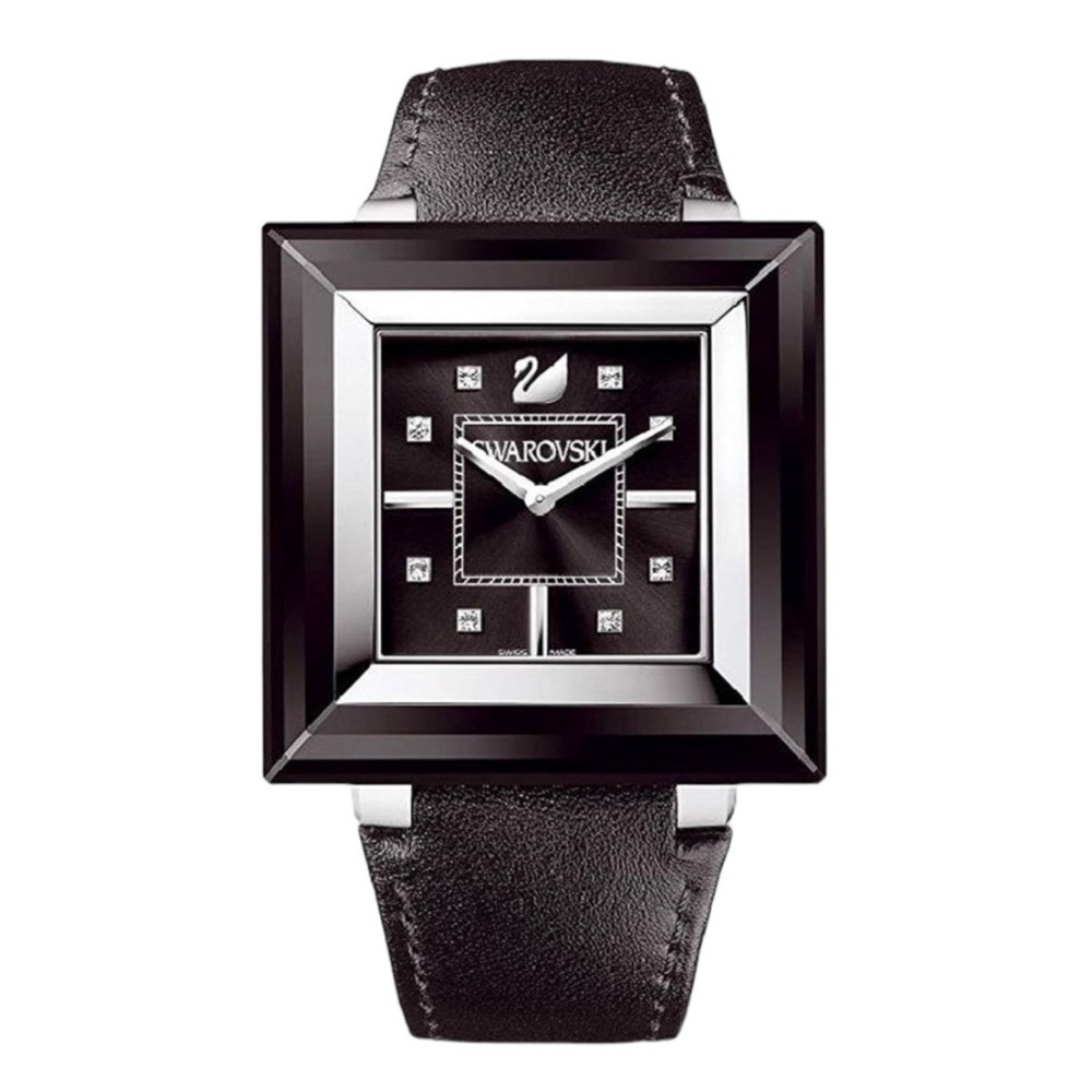 Limited Edition Swarovski Rock 'n' Light Mini Ladies Watch Black Crystal